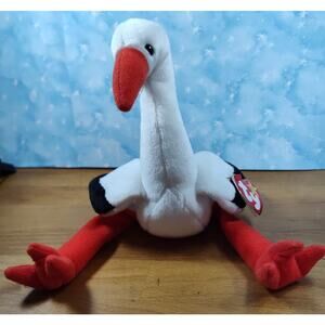Ty Beanie Baby Stork Stilts 1998 Retired With Tag